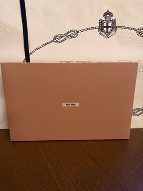 Miu Miu Dusty Pink Designer Gift Box